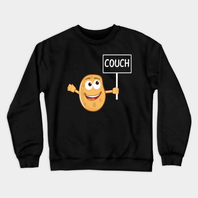 Couch Potato Crewneck Sweatshirt by MisterMash